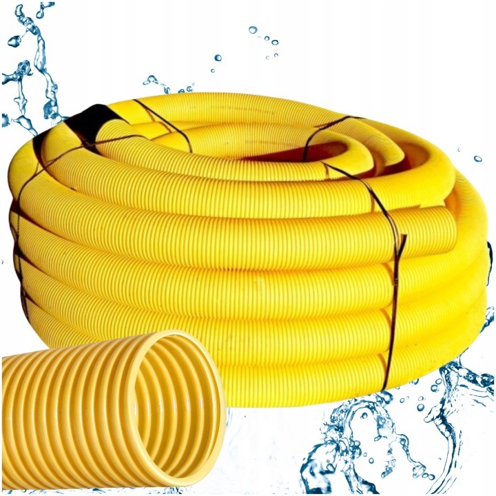 Neperforovaná drenážna rúra PVC 100 mm, 15 m