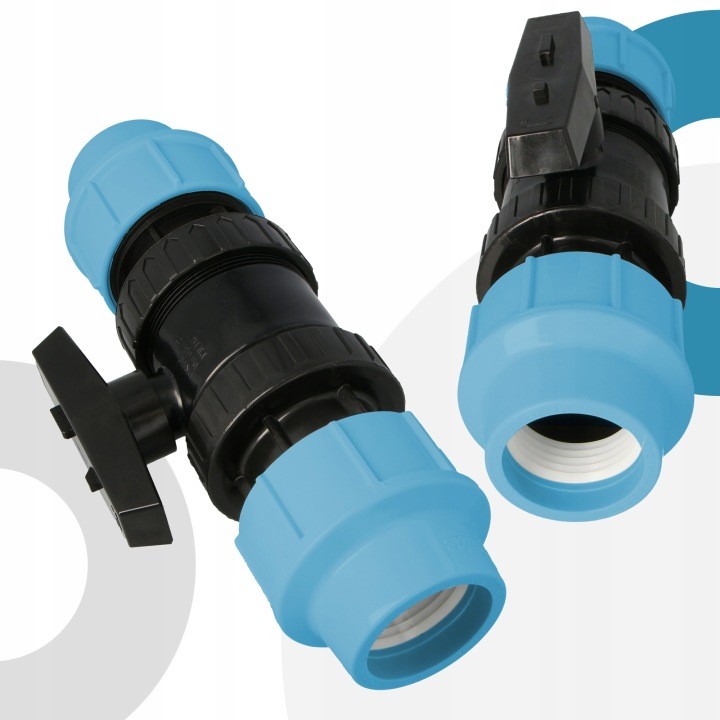 Guľový ventil TRCR pre PE rúru 63 × 63 mm, PN16