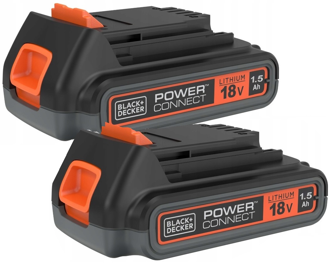 Náhradná batéria - 2 x Black & Decker BL1518 18V 1,5AH * Set * R.2022 '