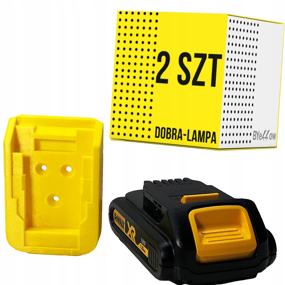 Úchyt - 2 ks držiak batérie Dewalt XR 18V 54V Kliknite