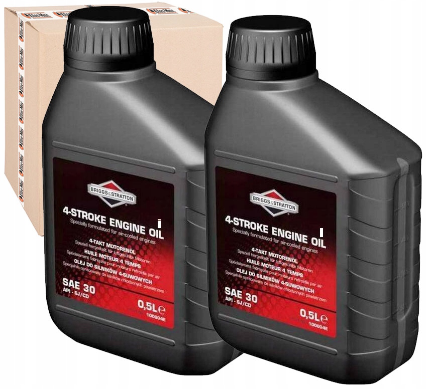 Olej do kosačky - 2x Briggs & Stratton SAE 30 0,5 l motorový olej