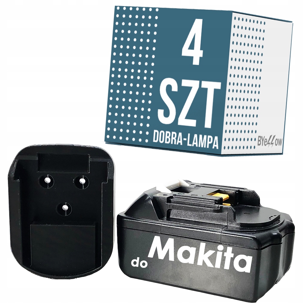 Úchyt - 4 počítače držiaka batérie Makita LXT 18V Kliknite
