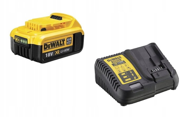 Náhradná batéria - 18V DCB182 Batéria + DCB115 M2 Dewalt nabíjačka