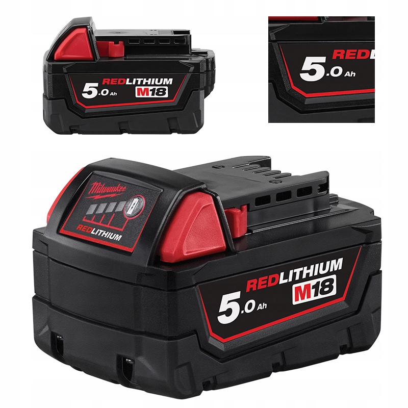 Náhradná batéria - Milwaukee M18 B5 5 Ah 18V batéria