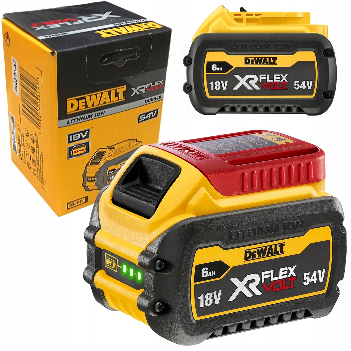 DeWalt 18V 6 Ah Li-Ion akumulátor