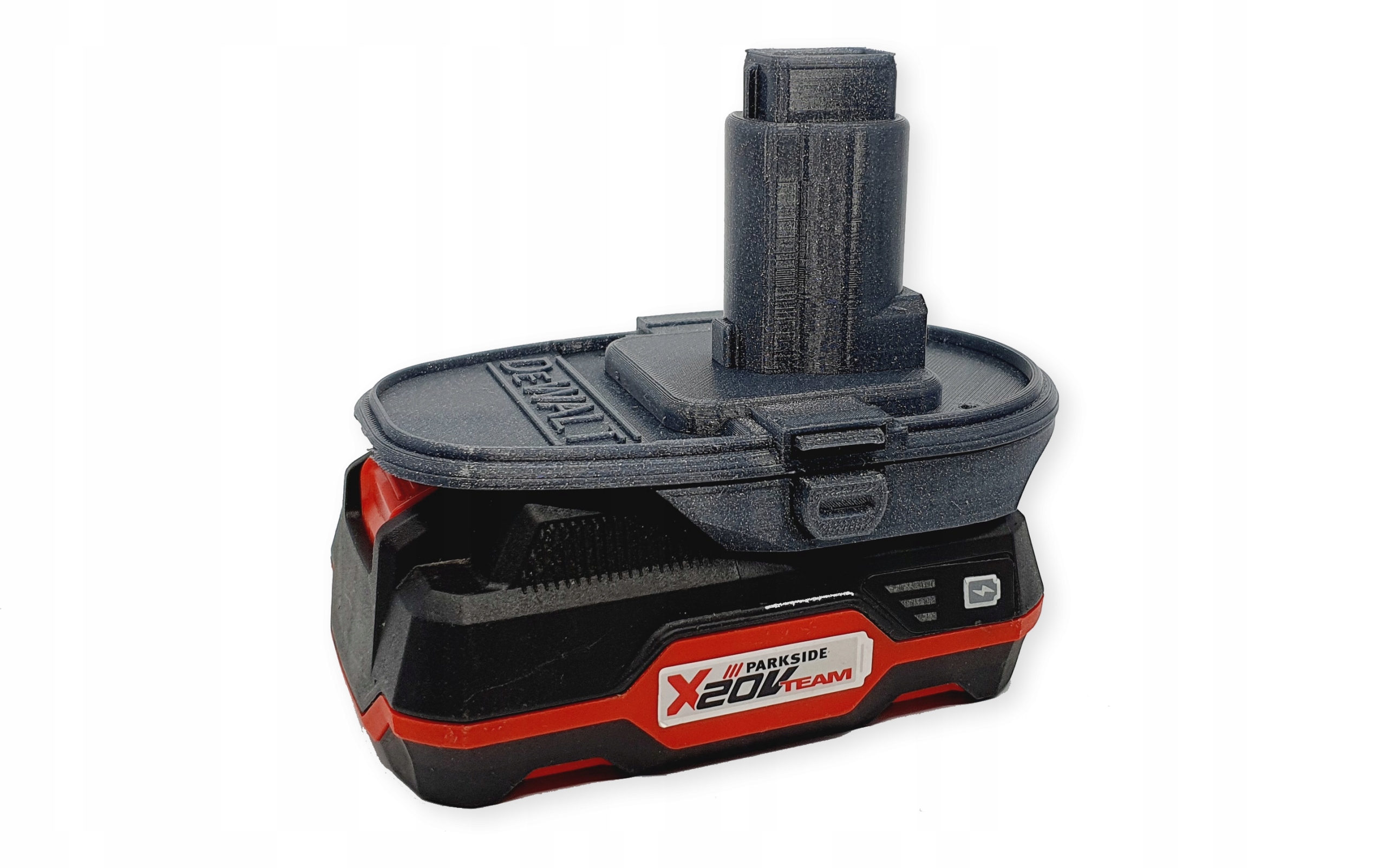 Náhradná batéria - Parkside X20V Adaptér batérie pre zariadenia Dewalt