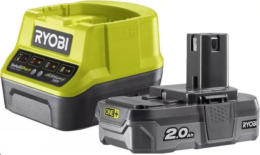 Náhradná batéria - 18V 2,0AH batéria + Ryobi RC18120-120 nabíjačka