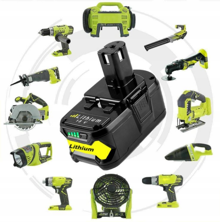 Náhradná batéria - Batéria pre batériu pre Ryobi One+ 18 V 5,0AH