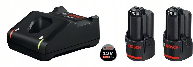 Náhradná batéria - Bosch 2x GBA 12V 2,0AH + gal batéria 12v-40