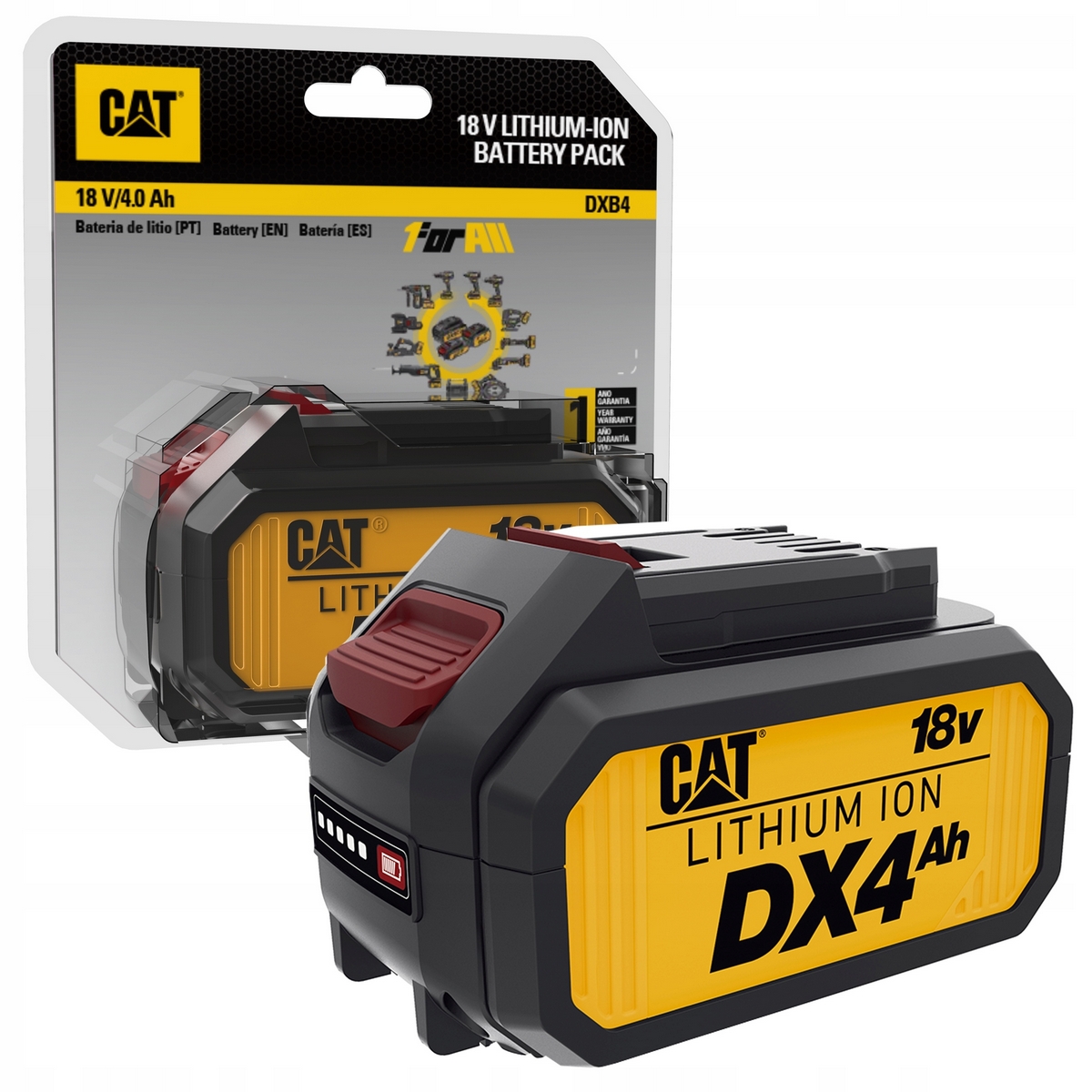 Náhradná batéria - CAT DXB4 18V batéria 4,0 Malý-ión