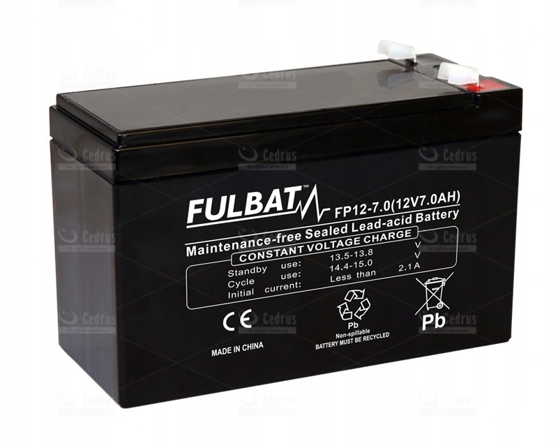 Fulbat batéria FP12-7- Bararas