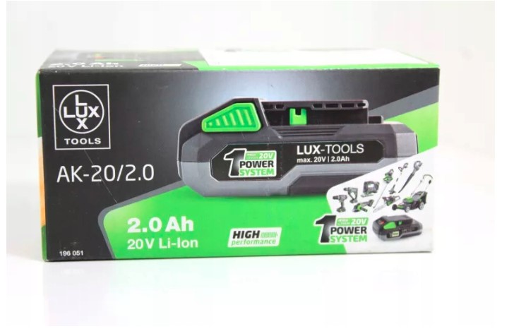 Náhradná batéria - Li-ion Lux-Tools Battery 196051 20 V 2 Ah
