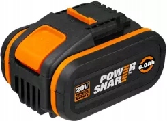 Náhradná batéria - Li-ion worx wa3641 20 V 6 AH batéria