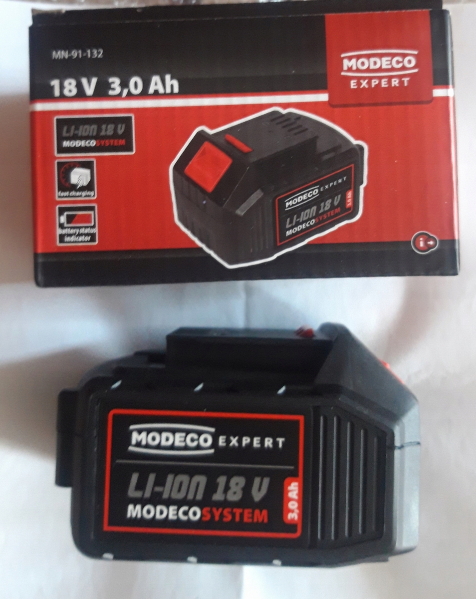 Náhradná batéria - MODECO 18V 2AH MN-91-131 36WH batéria