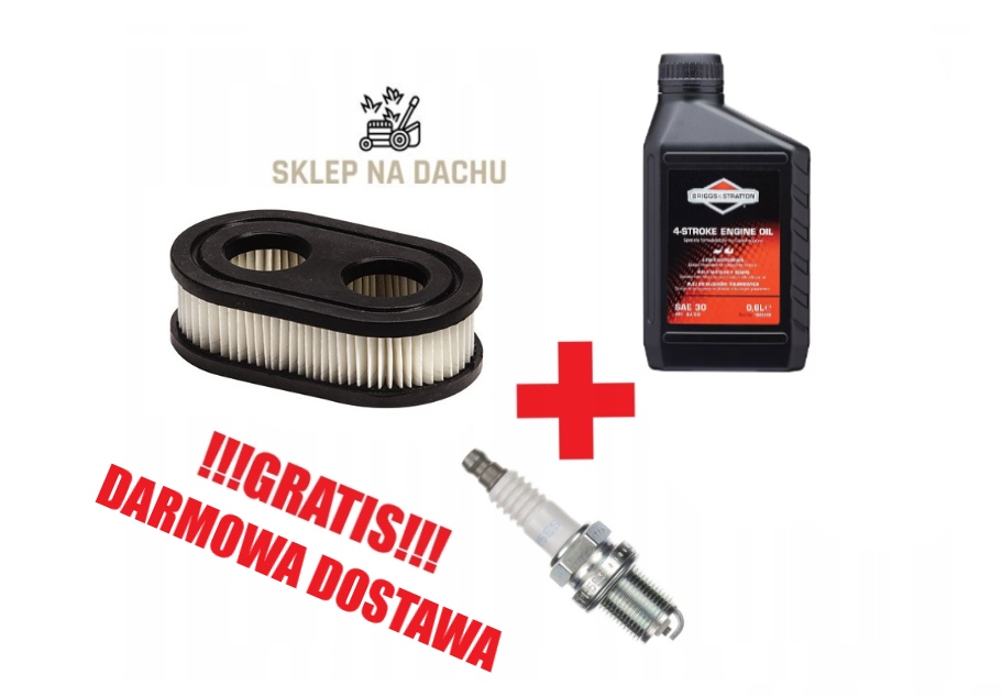 Olej do kosačky - B&S Series 550E 575EX 550EX Olejová sviečka Filter