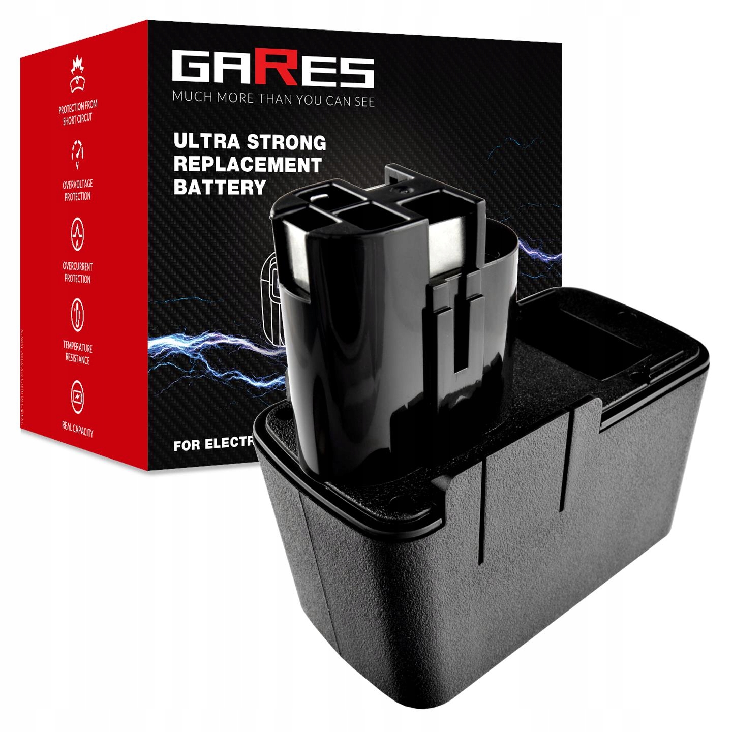 Náhradná batéria - Batéria pre batériu pre Bosch GBM 12VES-2 12 V 3AH