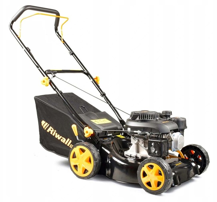Benzínová kosačka Riwall s objemom 132 cm³ kôš 45 l, šírka kosenia 40 cm + návod na použitie Riwall