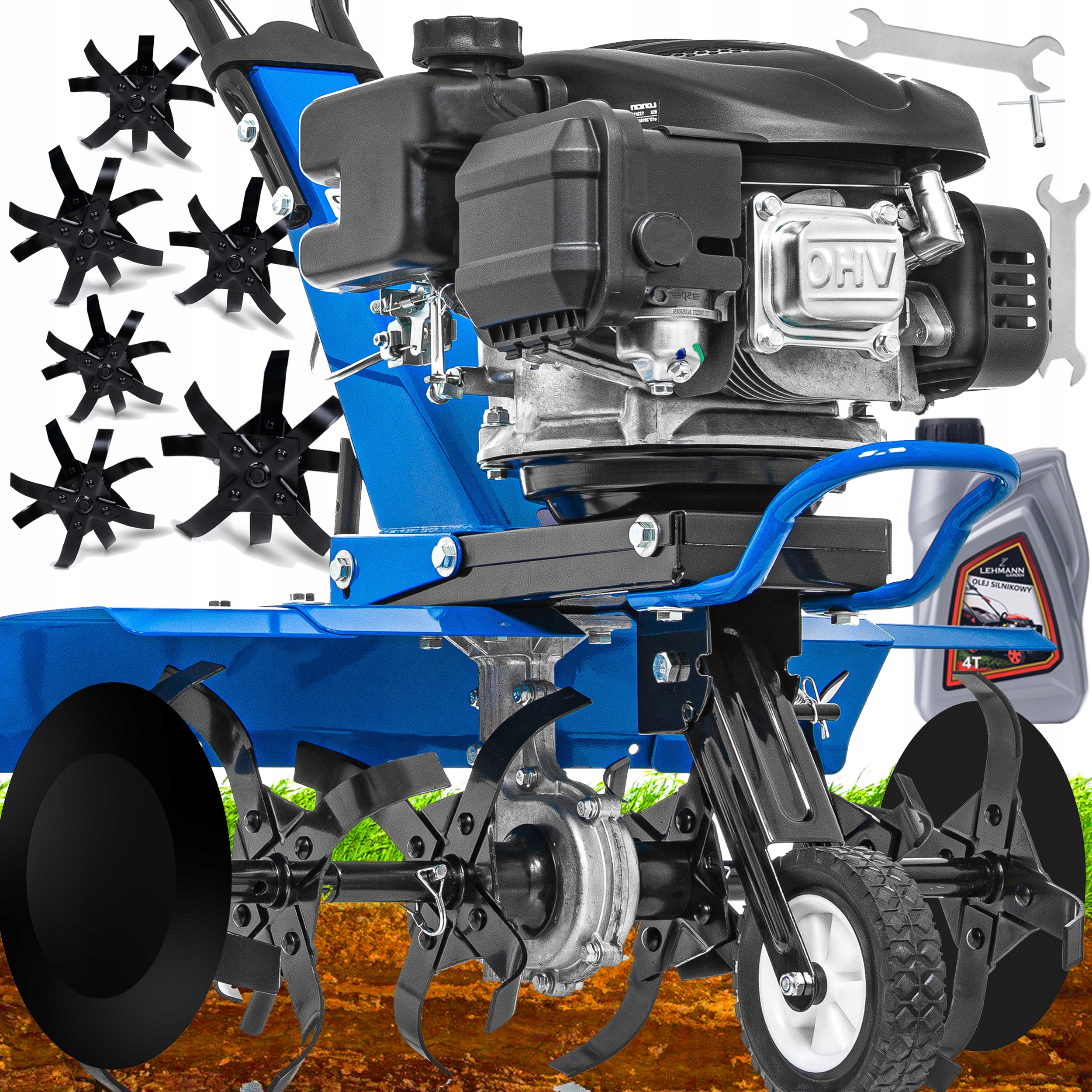 Rotačný kultivátor Kanwod 60 cm 6619 W 9 HP