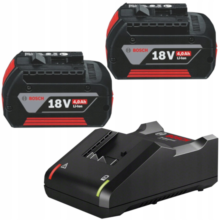 Náhradná batéria - Bosch 2x GBA batéria 18V 4AH + gal nabíjačka 4A