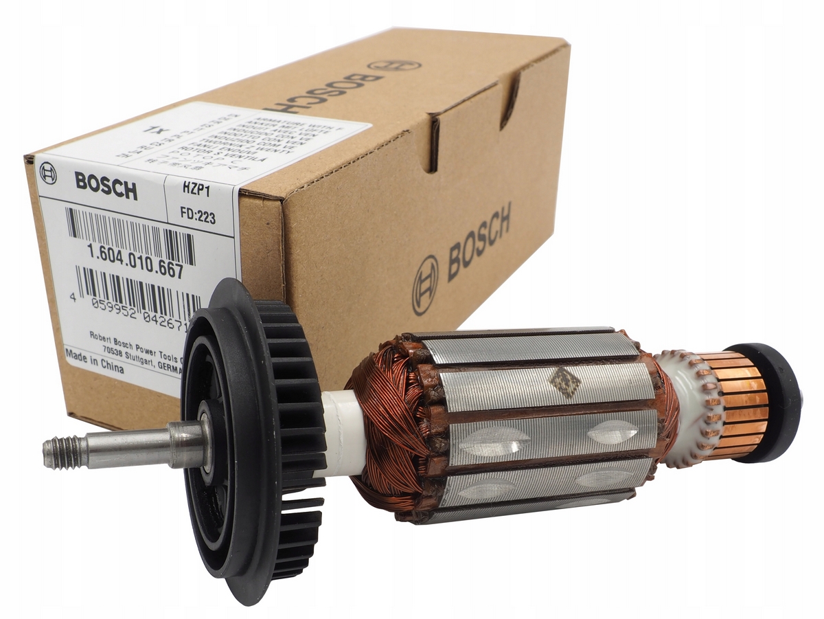 Rotor - BOSCH GWS850CE ROTOR ORIGINAL 1 604 010 667
