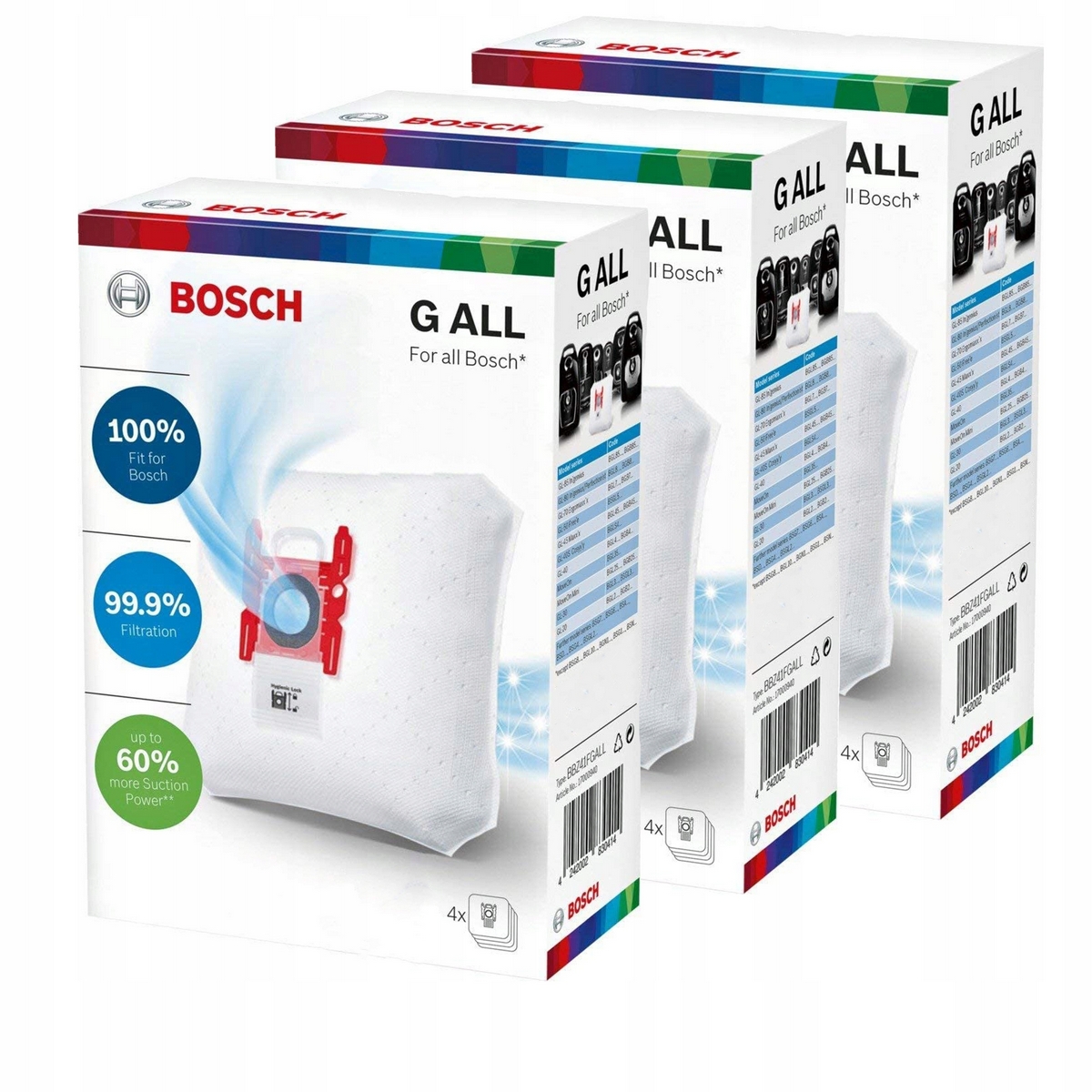 Bosch G ALL typ G syntetické vrecko do vysávača 12 ks.