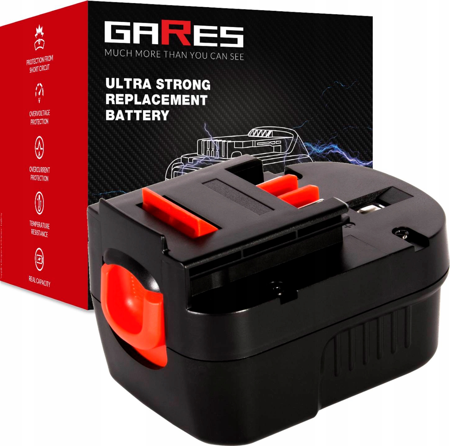 Náhradná batéria - Batéria pre Black Decker A12E 1,5AH 12V