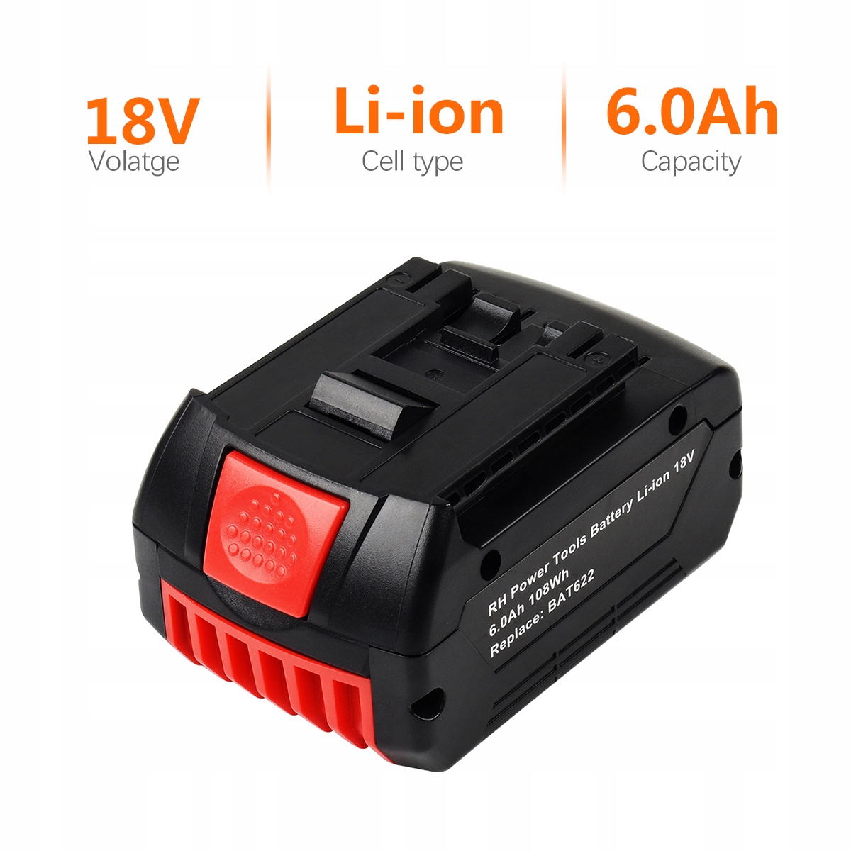 Náhradná batéria - Batéria pre Bosch 6AH Bat600 GBA