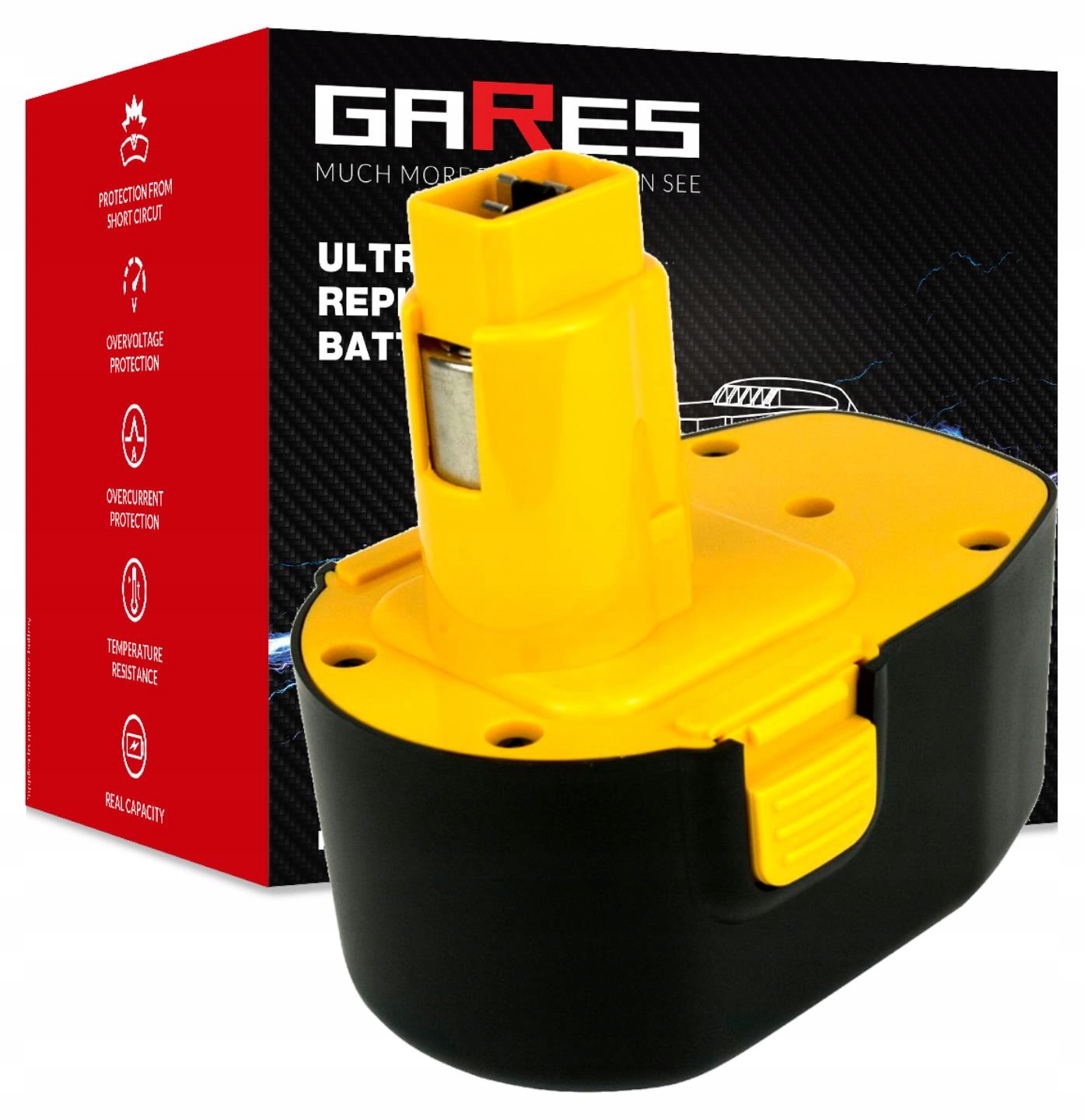 Náhradná batéria - Batéria pre batériu pre Dewalt DC728KA 2AH 14.4V