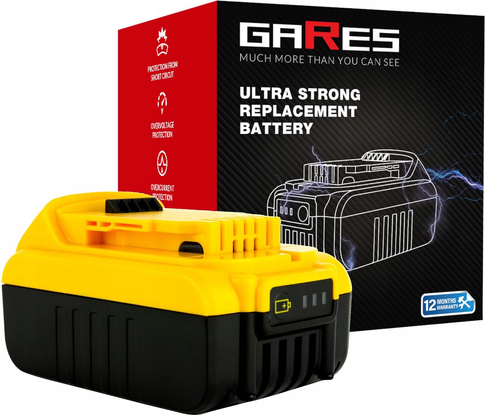 Náhradná batéria - Batéria pre batériu pre DeWalt DCD732D2 4.0AH 14.4V