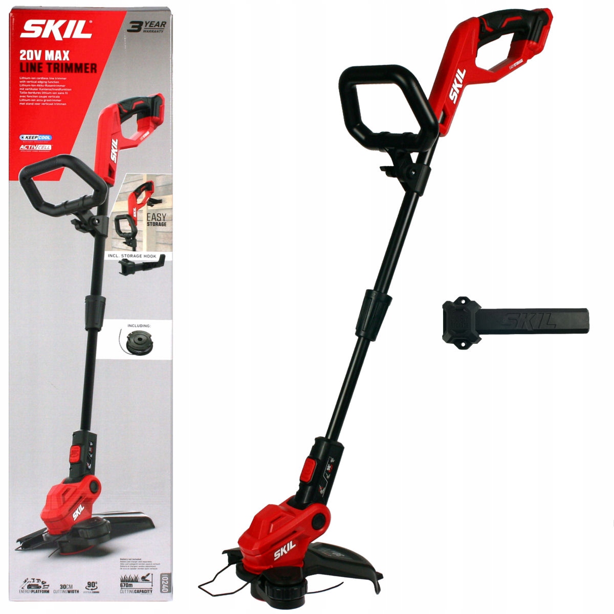 Akumulátorový krovinorez Skil 125 cm 2,3 kg