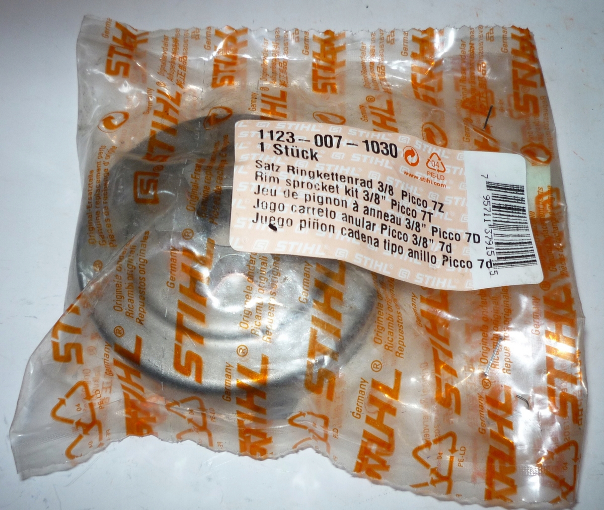 Bubon spojky - Bęben sprzęgła 3/8 Picco STIHL 021,023,025 orginał