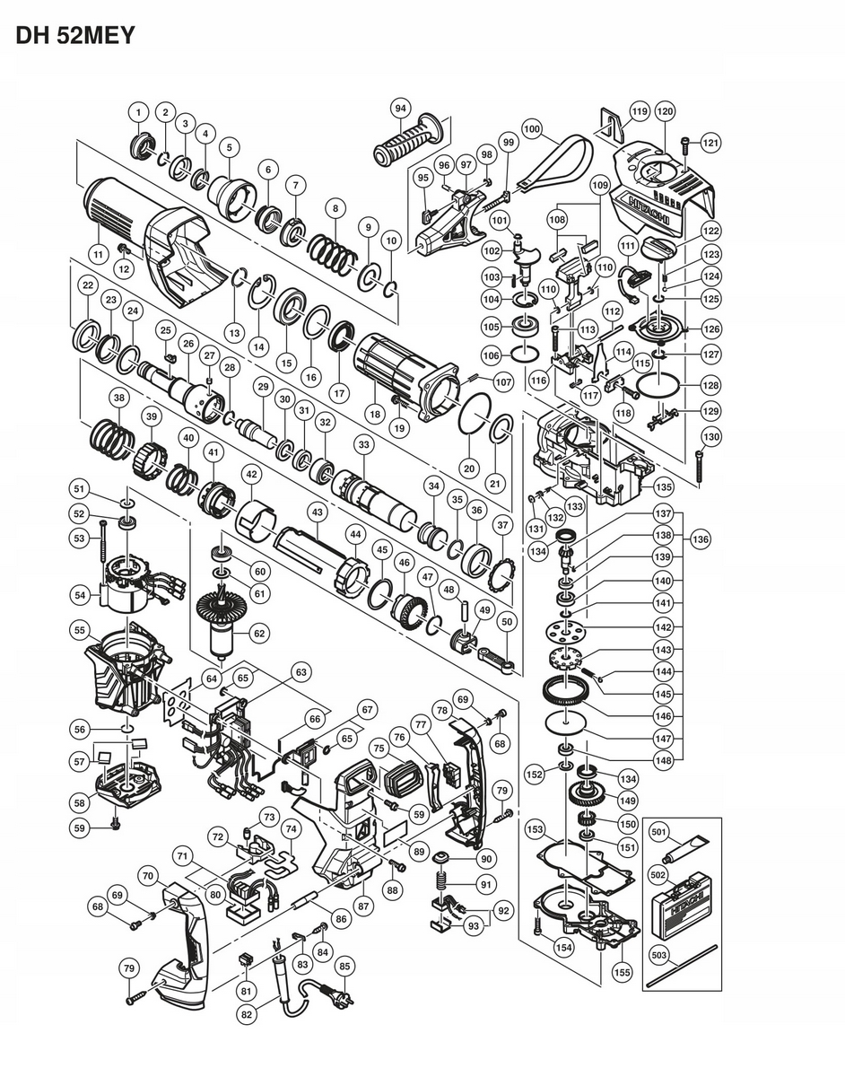 Bijak Hammer Hitachi DH52Mey