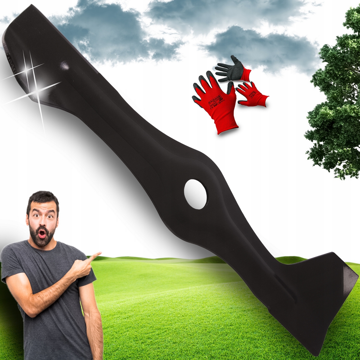 Náhradný nôž na kosačku – Castel Garden PDC XDC 135 140 HD Knife