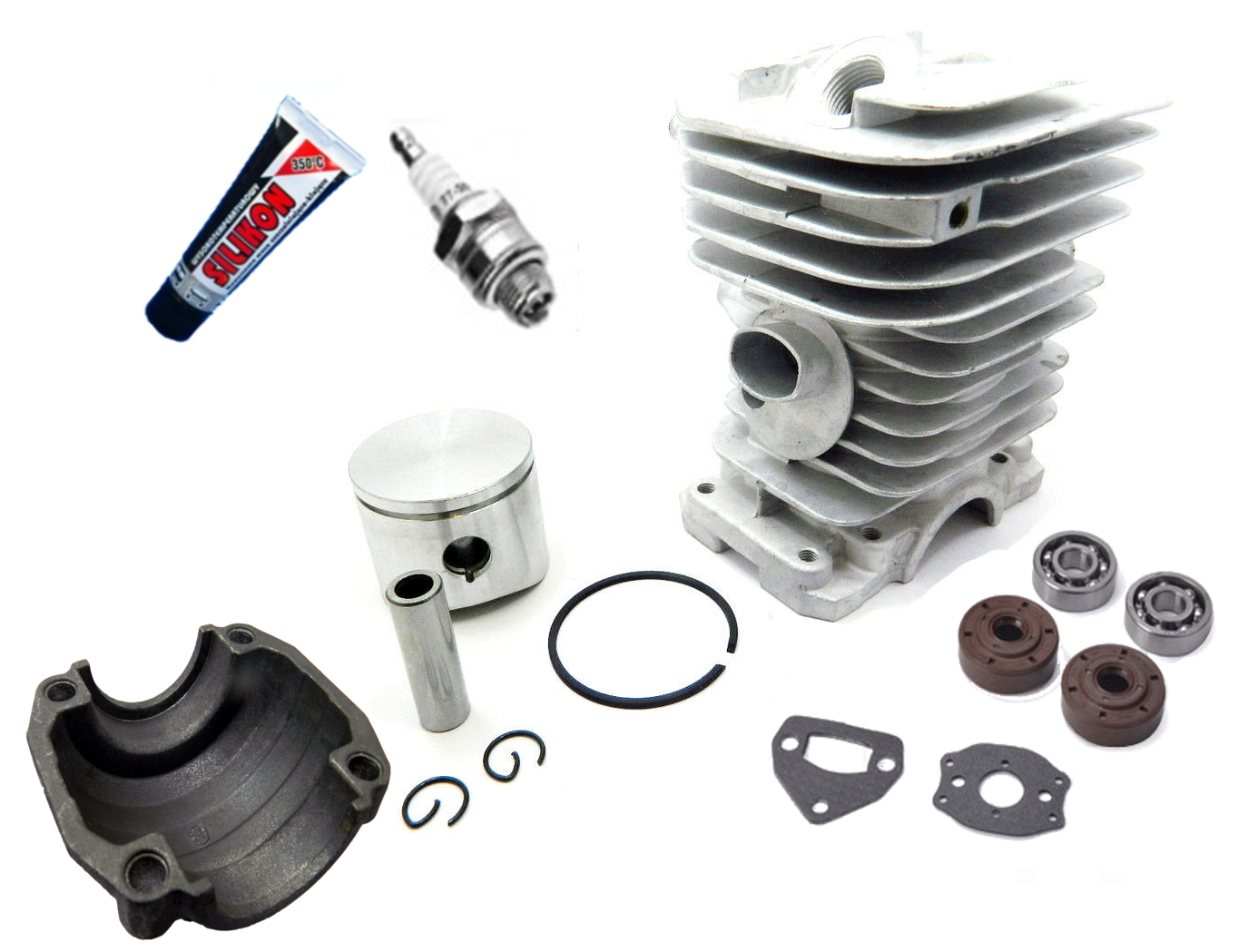 Valec, piest - Kompletný piest valca Husqvarna 137 36 136