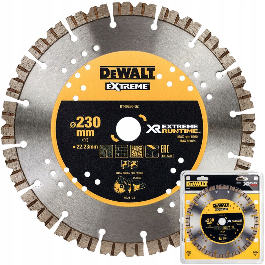 Rezný kotúč DeWalt Extreme DT40260 22,2 x 230 mm