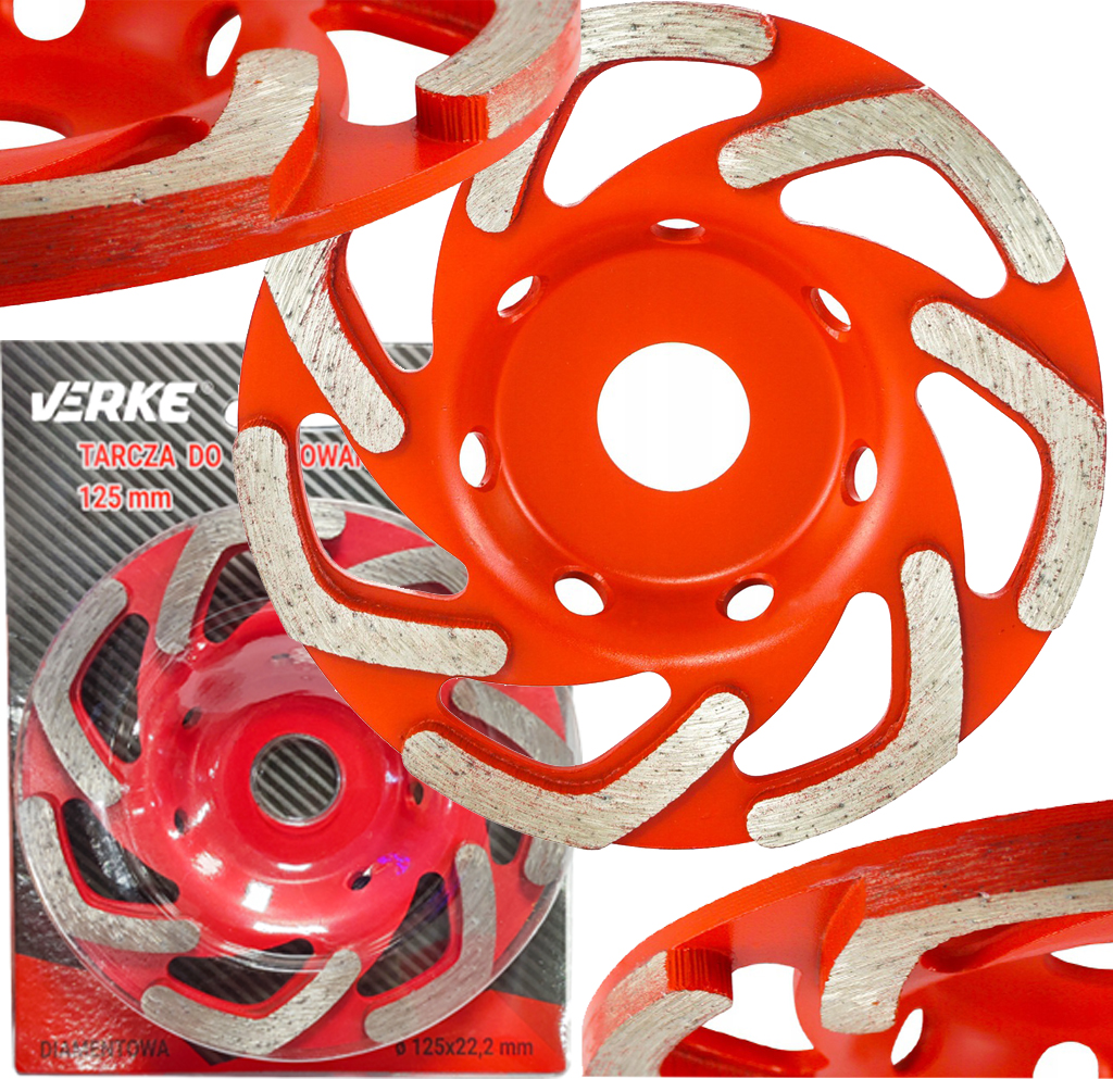 Verke V44205 Brúsny kotúč na betón 125 mm L