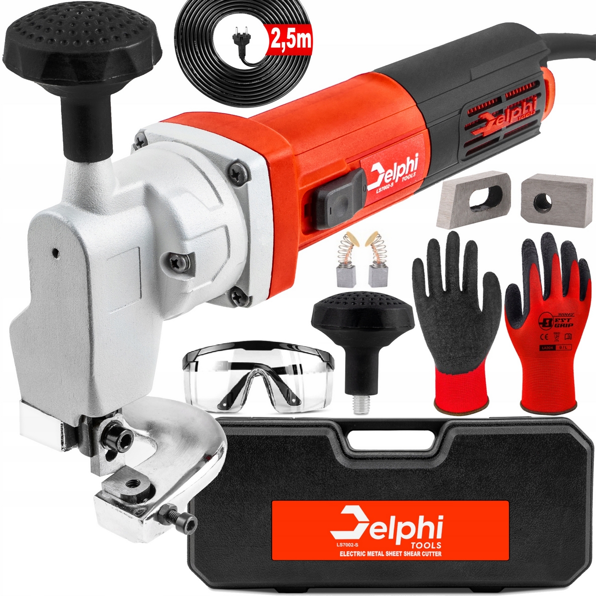 Delphi elektrické nožnice na plech NOŽNICE na TRAPÉZOVÝ PLECH ROVNATÝ 850 2,5 mm