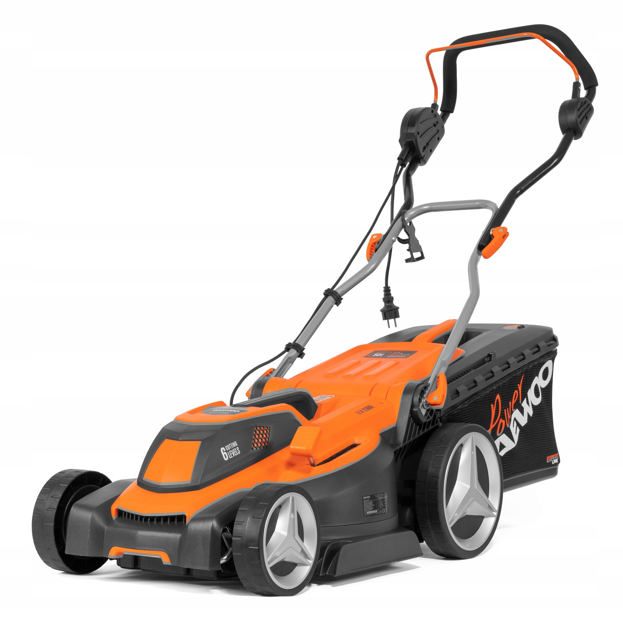 Daewoo 1800 W elektrická kosačka na trávu 50 l