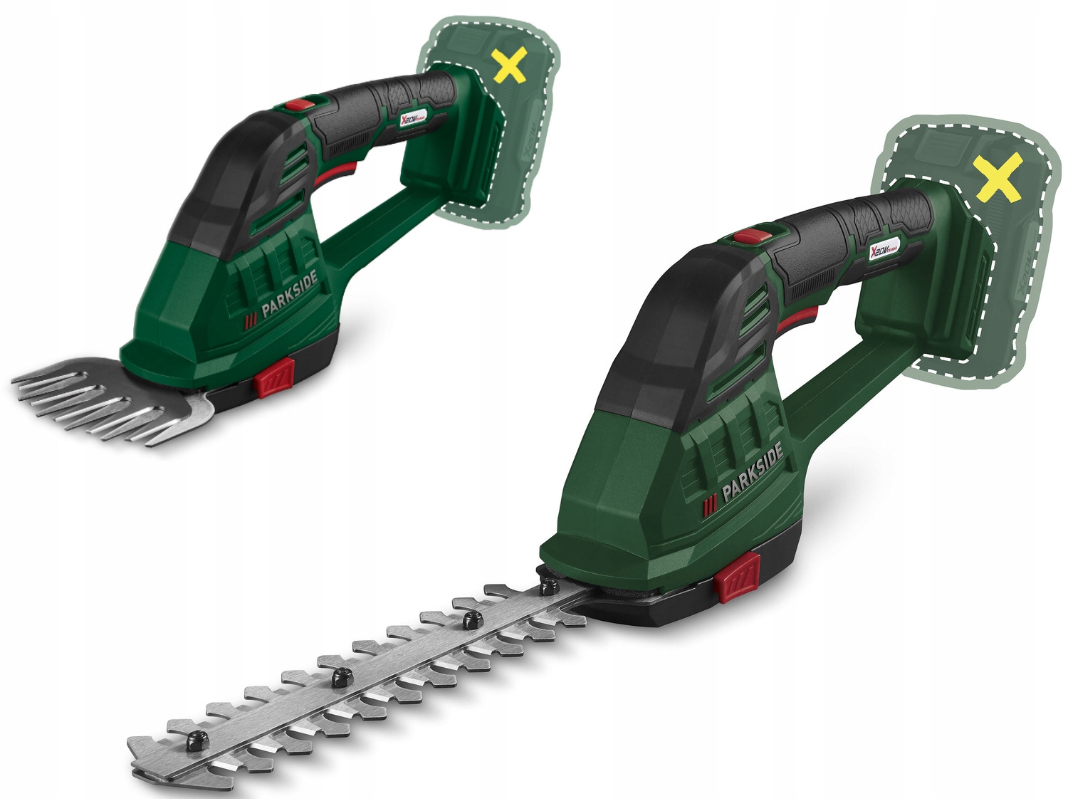 Akumulátorové elektrické nožnice Parkside 18 cm 20 V