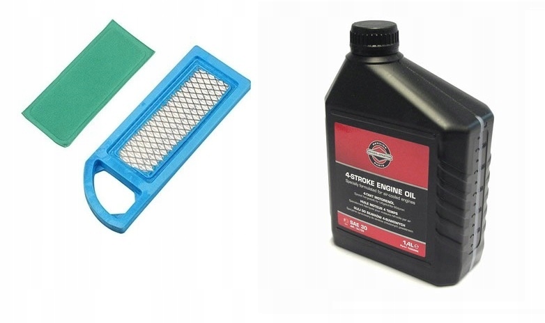 Filter na kosačku - Vzduchový filter Briggs BS 14-18 a 21 hp + olej