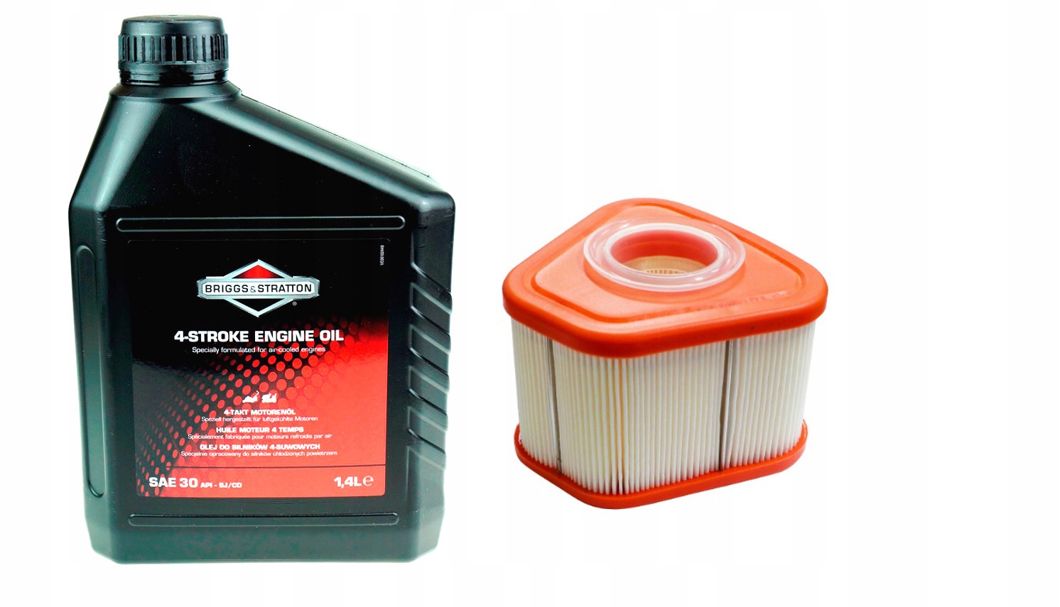 Filter na kosačku - Briggs Stratton 850 875 Vzduchový filter 1,4 l oleja