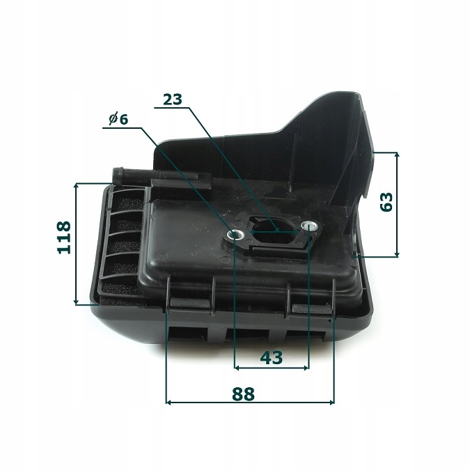 Filter na kosačku - Motocykel 50 mm vzduchový filter so sieťou + PWK 2