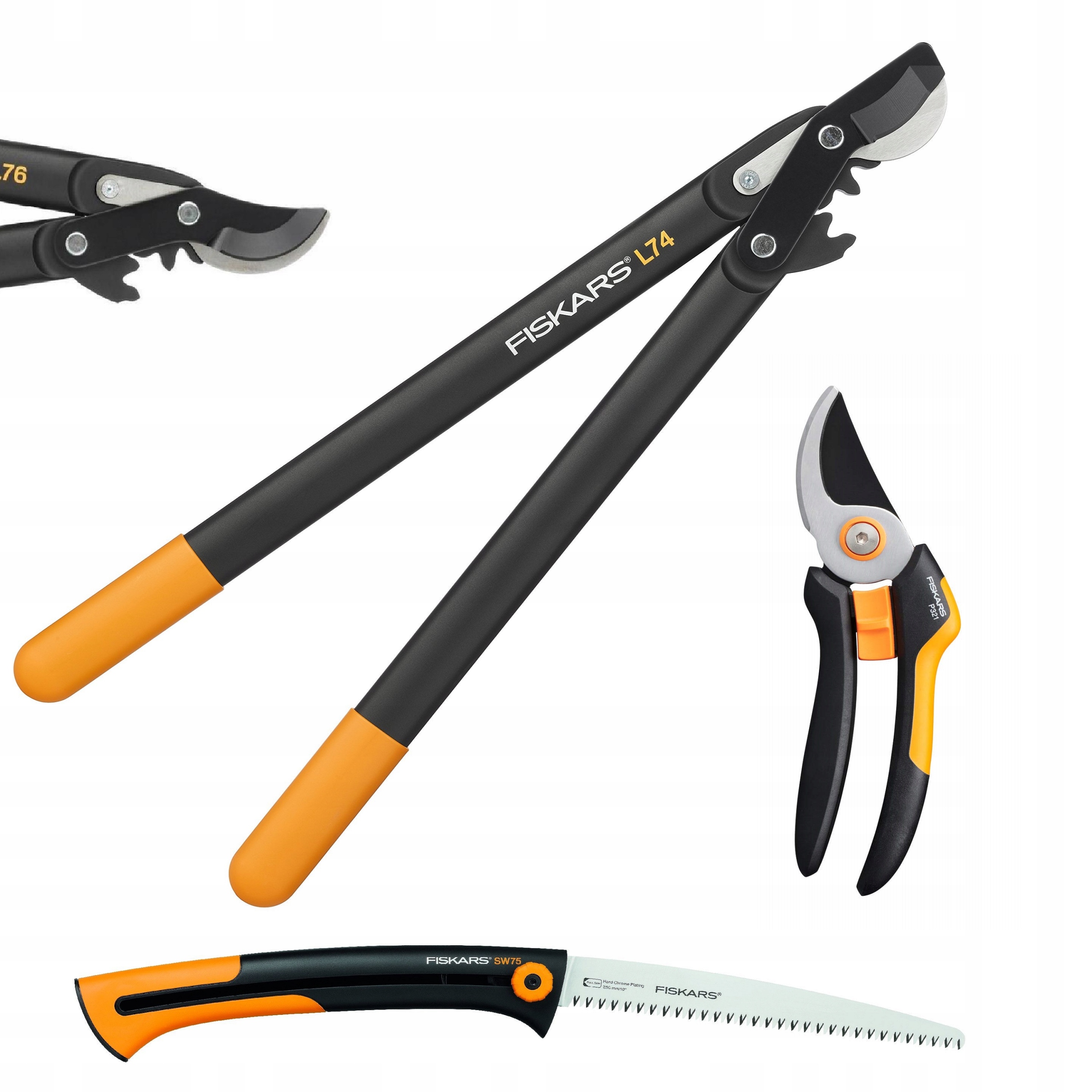 FISKARS NOŽNICE PRECAUTORS SET NA ŽIVÉ PLOTY + PÍLA