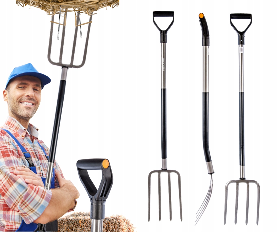 Kovové vidly Fiskars 20 x 121 cm