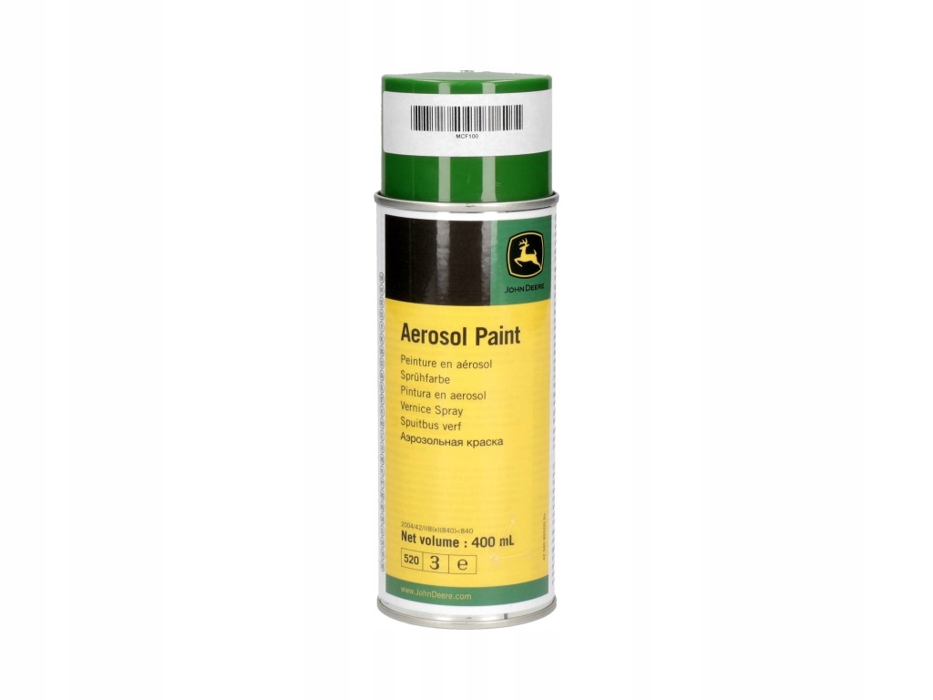 Zelená farba John Deere sprej 400 ml originálu MCF100