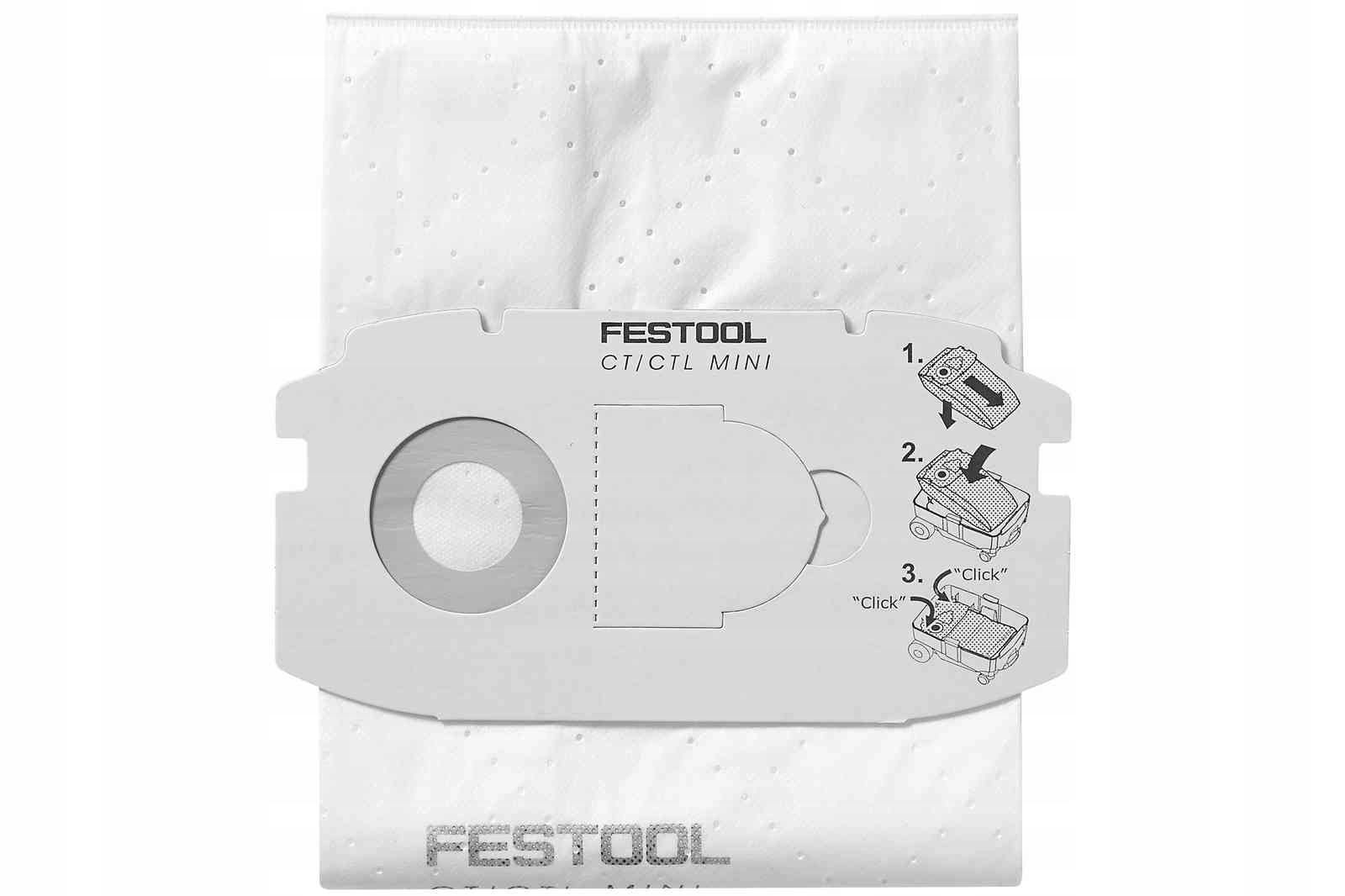 Festool CTL Mini vákuové vrecká na vysávač 5 ks 498410