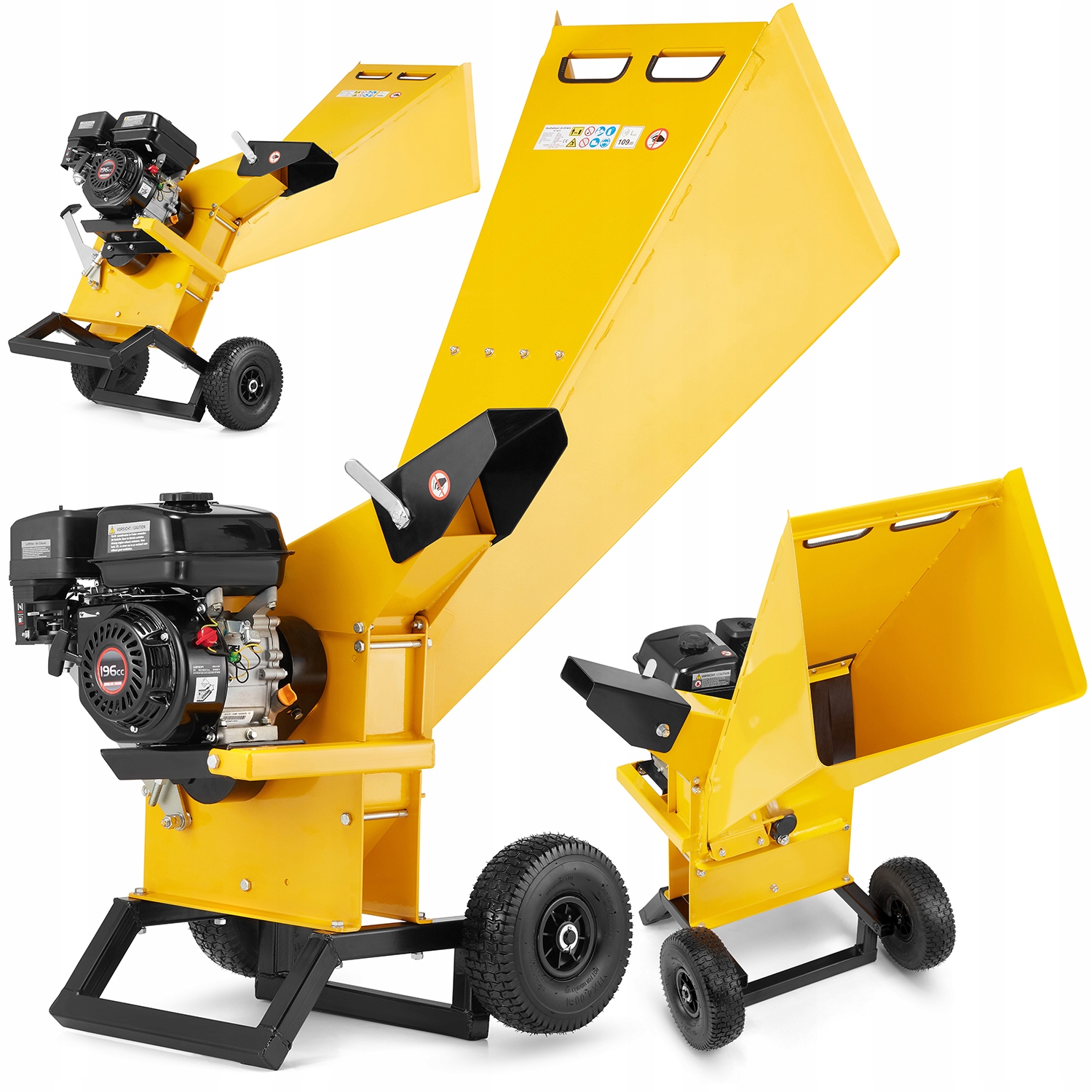 Vyšší spaľovací drvič dreva HP-36070 6,5 HP
