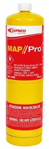 Plynový kartuche kartuche express mapp/pro 2400 400 g