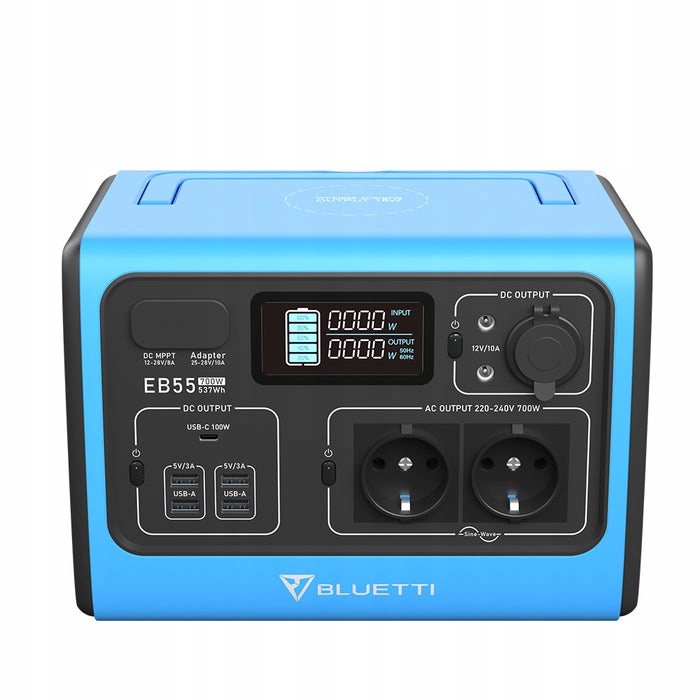 Elektrocentrála - Solárny generátor Bluetti EB55 Prenosné 700W