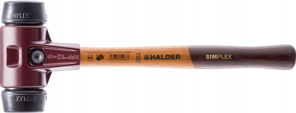 Halder kladivo na dlažbu, obojstranne hladké